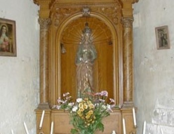 La chapelle Sainte Bertille (intérieur)